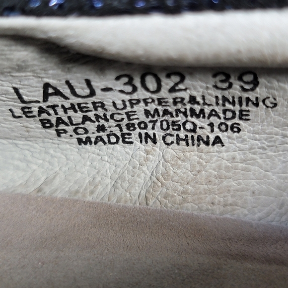 Alegria Lauryn Professional Loafers Blue Sparkle Size 39 - Picture 17 of 17